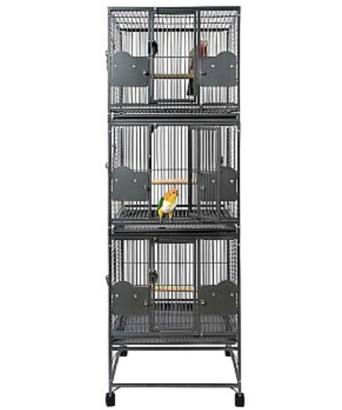 Triple bird cage cheap